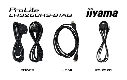 LH3260HS-B1AG pantalla de señalización Pizarra de caballete digital 80 cm (31.5") LED Wifi 500 cd / m² Full HD Negro Procesador incorporado Android 11 24/7 - Imagen 4