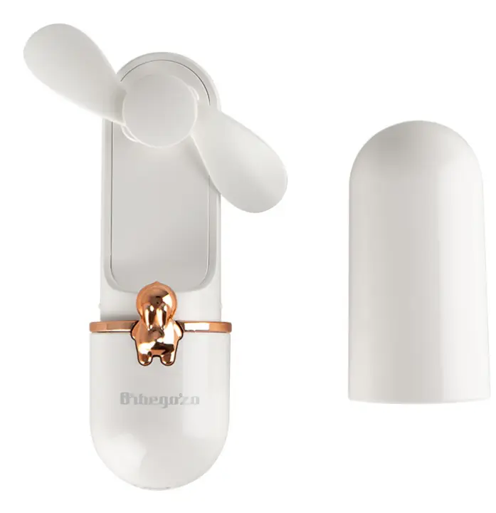 HF 2500 ventilador y nebulizador personal de mano Oro, Blanco Ven..