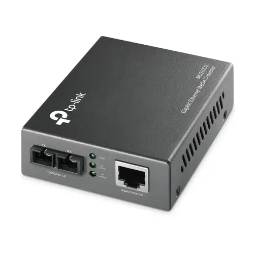 MC210CS convertidor de medio 1000 Mbit/s 1310 nm Monomodo Negro - Imagen 1