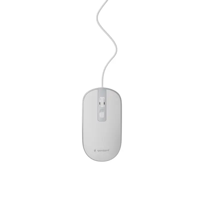 MUS-4B-06-WS ratón Oficina Ambidextro USB tipo A Óptico 1200 DPI