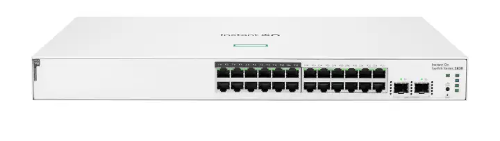 Aruba Networking Conmutador Networking Instant On 24p Gigabit CL4 PoE 2p SFP 195 W 1830