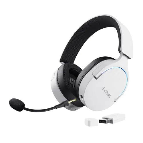 GXT 491W FAYZO Auriculares Inalámbrico y alámbrico Diadema Juego USB Tipo C Bluetooth Negro, Blanco - Imagen 1