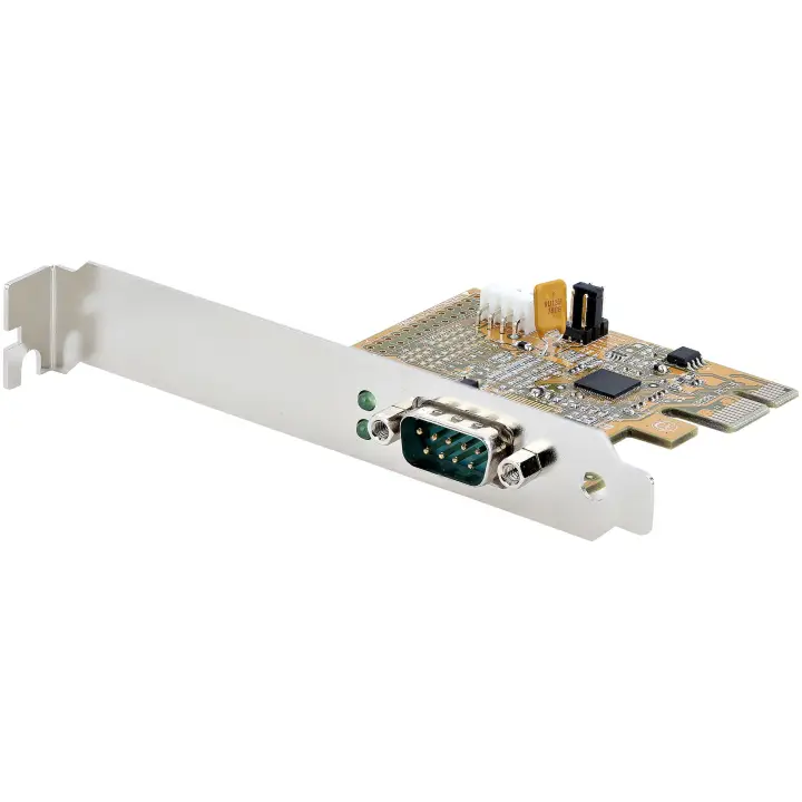 Tarjeta PCI Express Serie de 1 Puerto, Tarjeta de Interfaz PCIe a Serie RS232 (DB9), Tarjeta Serial, UART 16C1050, Perfil Bajo y Completo, Retención COM, Win/Linux