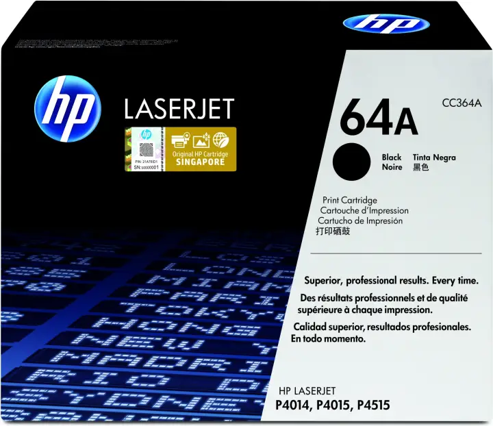 Cartucho de tóner original LaserJet 64A negro
