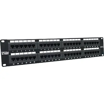 48-port Cat6 Unshielded Patch Panel