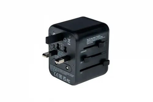 49544 adaptador de enchufe eléctrico Universal Negro - Imagen 10