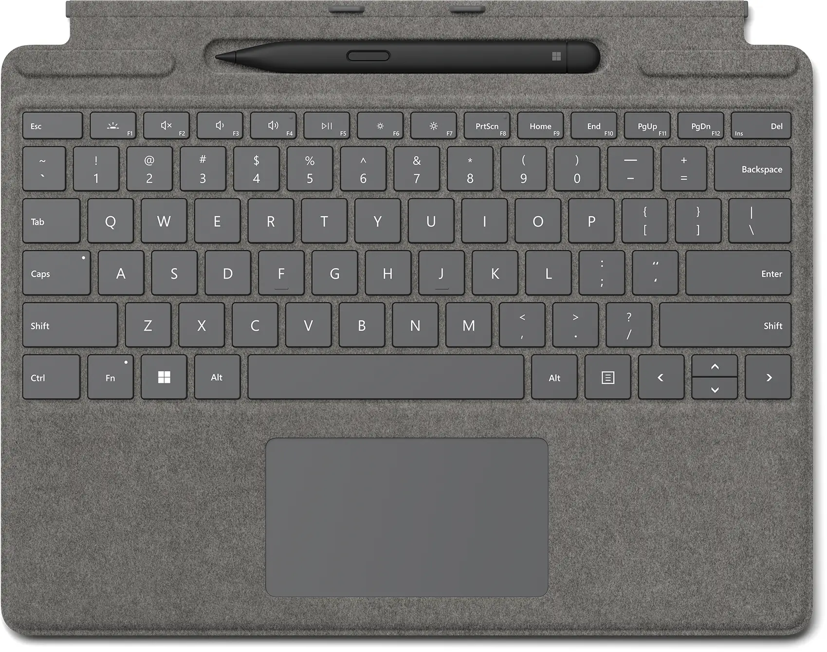 Surface Pro Keyboard w/ Slim Pen 2 Microsoft Cover port Platino