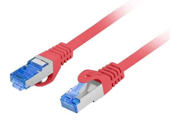 PCF6A-10CC cable de red Rojo 0,5 m Cat6a S/FTP (S-STP)