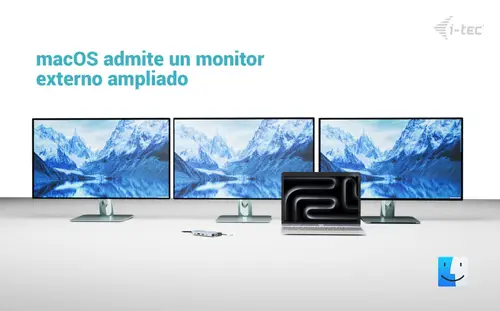 USB-C Metal Nano 3x Display (DP, HDMI and VGA) Docking Station + Power Delivery 100 W - Imagen 9