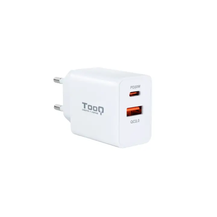 TQWC-2SC04WT cargador de dispositivo móvil Universal Blanco Corriente alterna Carga rápida Interior
