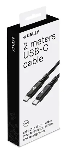USBCUSBC100WBK cable USB 2 m USB C Negro - Imagen 3