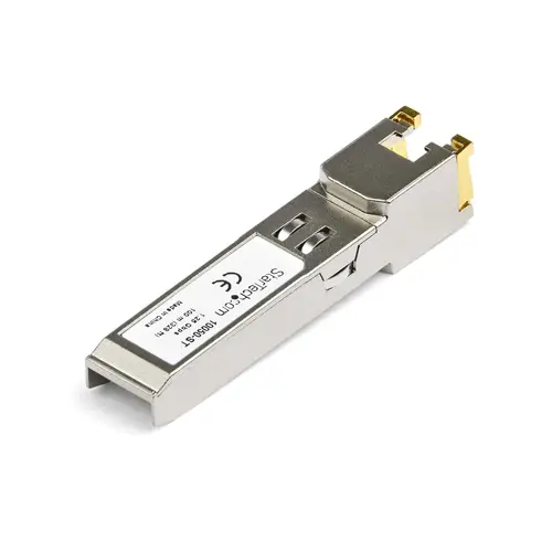 Módulo Transceptor SFP Compatible con el Modelo 10050 de Extreme Networks - 1000BASE-T - SFP a RJ45 Cat6 / Cat5e - SFP Ethernet Gigabit de 1Gb - RJ45 - 100m - Imagen 2