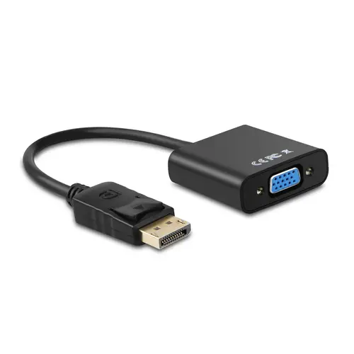 CONVERSOR DISPLAYPORT A SVGA, DP/M-SVGA/H, NEGRO, 15CM - Imagen 1