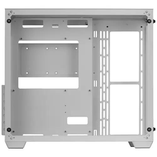 Torre Gaming Custom XXL E-ATX, Ventana Cristal Templado Lateral y Frontal, Estructura Modular Doble Cámara, MCV3, Color Blanco - Imagen 6