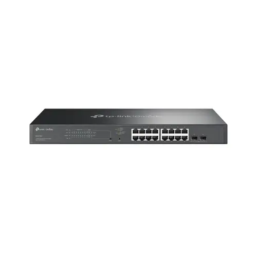 Omada SG2218P switch Gestionado L2/L2+ Gigabit Ethernet (10/100/1000) Energía sobre Ethernet (PoE) 1U Negro - Imagen 1