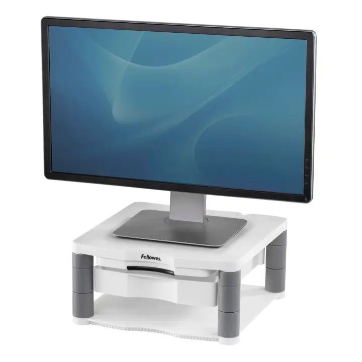 91713 soporte para monitor 53,3 cm (21") Platino Escritorio