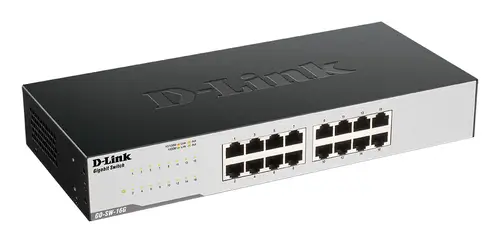 GO-SW-16G No administrado L2 Gigabit Ethernet (10/100/1000) 1U Negro - Imagen 2