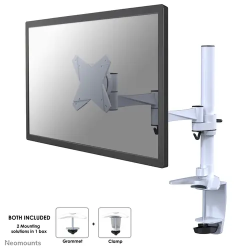 FPMA-D1330WHITE Brazo de monitor 10-30" - Imagen 1