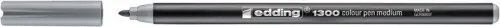 ROTUL.EDDING 1300 GRIS PLATA - Pack de 5 unidades