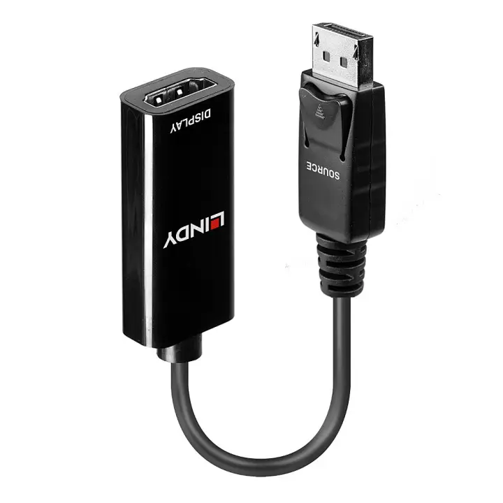 41718 adaptador de cable de vídeo 0,15 m DisplayPort HDMI Negro