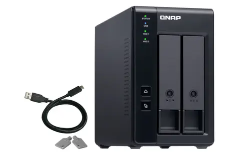 TR-002 caja para disco duro externo Carcasa de disco duro/SSD Negro 2.5/3.5" - Imagen 3