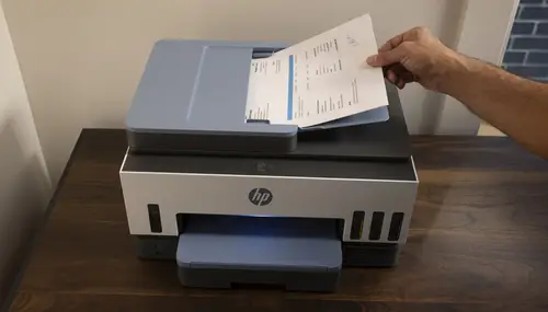 Smart Tank 7605 Inalámbrico All-in-One Color Impresora, Impresión a doble cara  Copiadora y escáner - Imagen 8