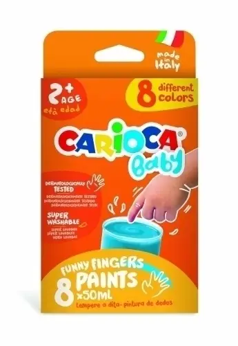 PINTURA de DEDOS CARIOCA BABY 50 ml E/8