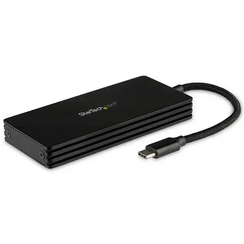 Caja USB 3.1 (10Gbps) USB-C para SSD M.2 SATA - Caja Externa Portátil para Disco USB Tipo C - de Aluminio - Imagen 1