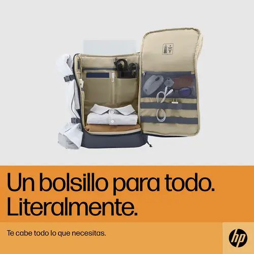 Mochila para portátil Travel de 15,6 pulgadas y 25 litros gris hierro - Imagen 7