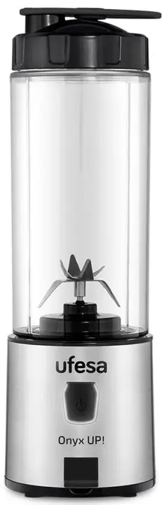 Onyx GO & UP! 0,4 L Batidora de vaso Negro, Acero inoxidable