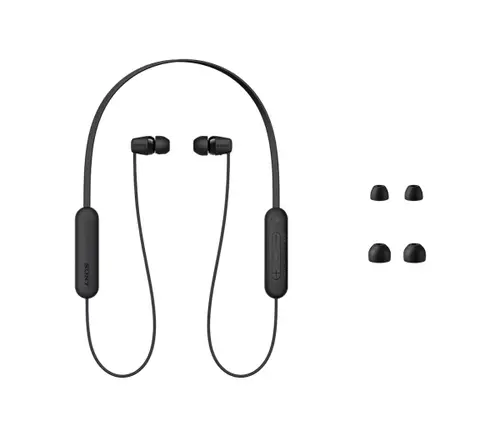 WI-C100 Auriculares Inalámbrico Dentro de oído Llamadas/Música Bluetooth Negro - Imagen 4