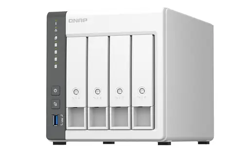 TS-433 NAS Torre ARM Cortex-A55 4 GB 0 TB QNAP QTS Blanco - Imagen 6