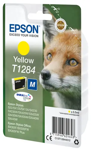 Fox Cartucho T1284 amarillo (etiqueta RF) - Imagen 2