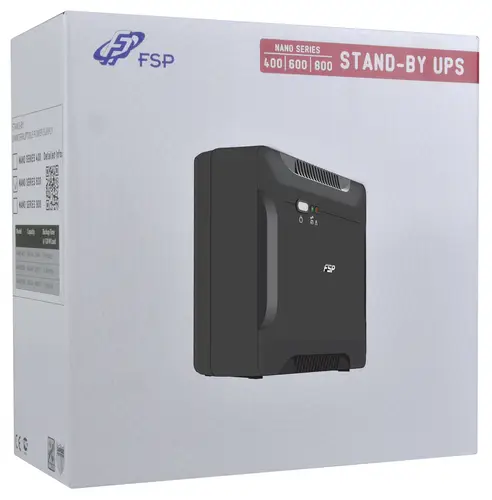 Nano 600 sistema de alimentación ininterrumpida (UPS) En espera (Fuera de línea) o Standby (Offline) 0,6 kVA 360 W 2 salidas AC - Imagen 2