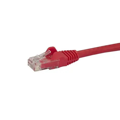 Cable de 2m Rojo de Red Gigabit Cat6 Ethernet RJ45 sin Enganche - Snagless - Imagen 2