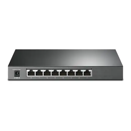 JetStream TL-SG2008P switch Gestionado L2/L2+ Gigabit Ethernet (10/100/1000) Energía sobre Ethernet (PoE) Negro - Imagen 3