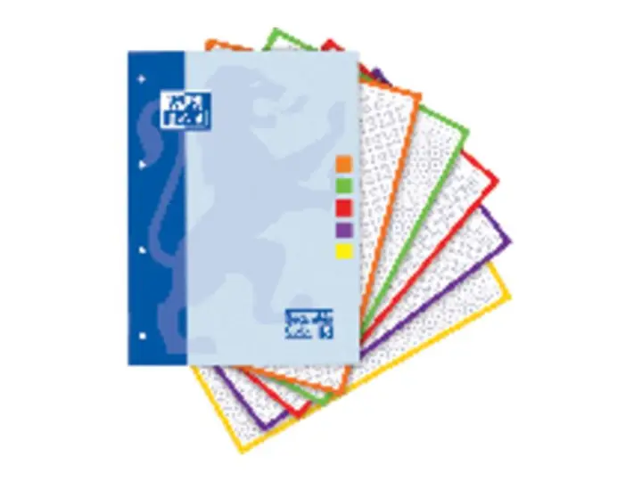 OXF RECAMB.COLOR 5T A4 80H 5X5 400045041