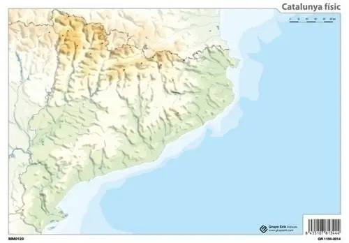 MAPA MUDO ERIK COLOR FISICO CATALUNYA - Pack de 50 unidades