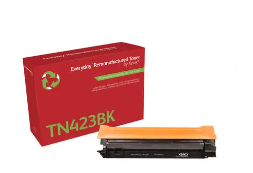 Remanufacturado Everyday Tóner Everyday Negro remanufacturado de Xerox es compatible con Brother TN423BK, Capacidad alta - Imagen 1