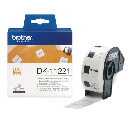 DK-11221 cinta para impresora de etiquetas Negro sobre blanco - Imagen 1