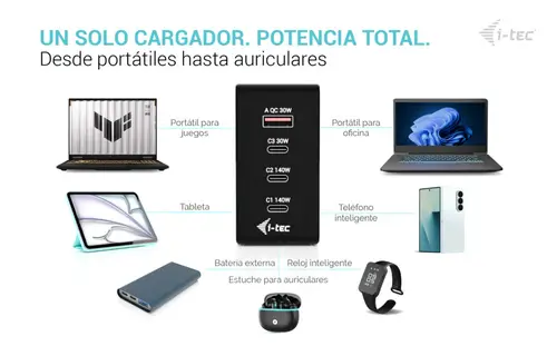 140W Intelligent Multiport USB Charger - Imagen 6