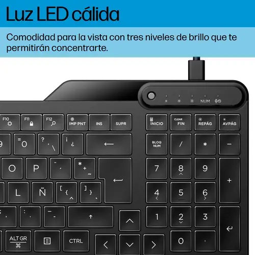 Teclado con cable retroiluminado multidispositivo 405 - Imagen 5