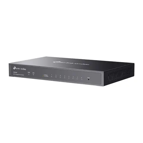 Omada SG2008 switch Gestionado L2/L2+ Gigabit Ethernet (10/100/1000) Negro - Imagen 3