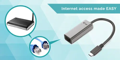 Metal USB-C Gigabit Ethernet Adapter - Imagen 8