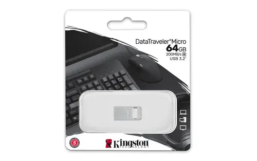 DataTraveler 64GB Micro 200MB/s Metal USB 3.2 Gen 1 - Imagen 4