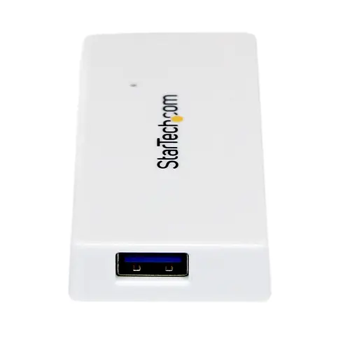 Adaptador Concentrador Hub Ladrón USB 3.0 (5Gbps) Super Speed para Laptop de 4 Puertos Salidas - Blanco - Imagen 4
