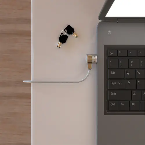 Cable de Seguridad con Cerradura de Llave para Ordenador, Monitor, Portatil 1.5 m - Imagen 4