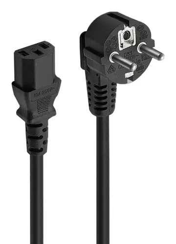Ewent EC1920 cable de transmisi  n Negro 1 5 m Enchufe tipo F C13 acoplador