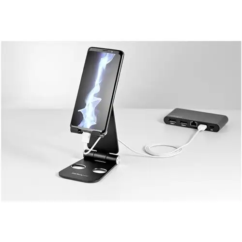 Soporte para Tablet y Teléfono Móvil - Universal - Multiángulo - de Aluminio - Imagen 4