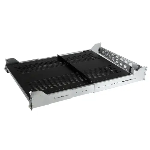 Bandeja Ventilada 2U Deslizante de 19" para Rack de Servidores con Brazo de Gestión de Cables - Profundidad ajustable de 70,3 a 80,2cm - Carga 22,7kg - Profundidad de 60cm - Imagen 1